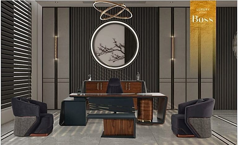 Boss makam takımı koltuksuz - Ofis Mobilyaları