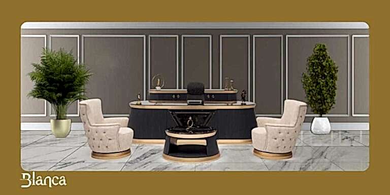 Blanca makam takımı koltuksuz - Ofis Mobilyaları