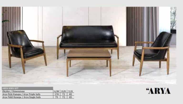 Arya oturma grubu 3+1+1 - Ofis Mobilyaları