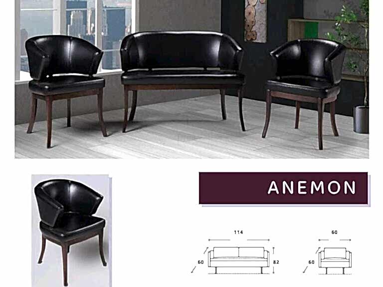 Anemon oturma grubu 2+1+1 - Ofis Mobilyaları