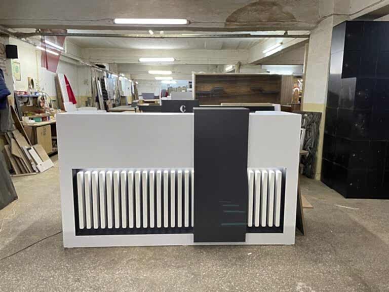 Dikey Karşılama Bankosu 180CM - Ofis Mobilyaları