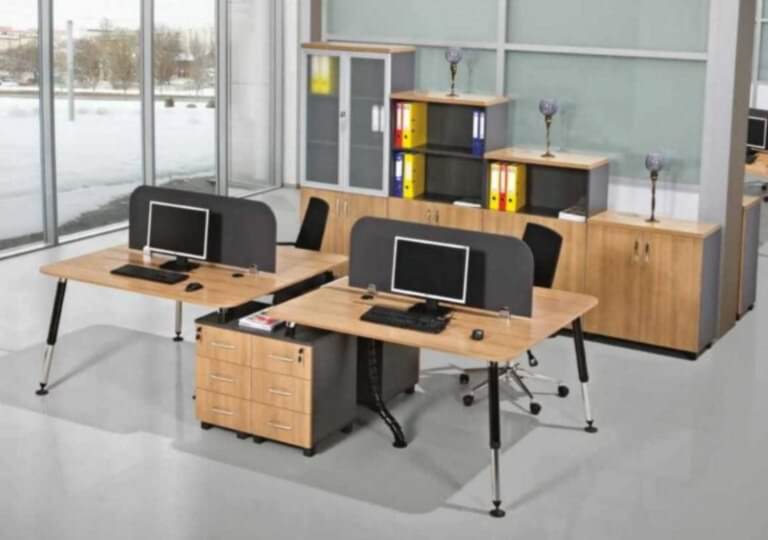 Beril work çalışma masası 4’lü - Ofis Mobilyaları