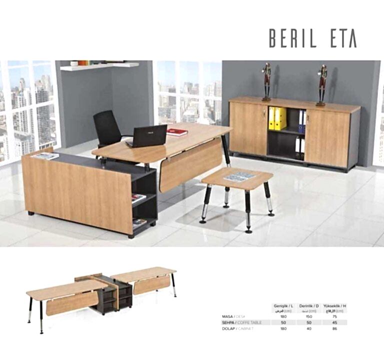 Beril eta makam takımı koltuksuz - Ofis Mobilyaları