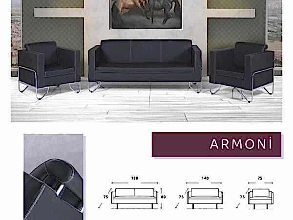Armoni oturma grubu 3+1+1