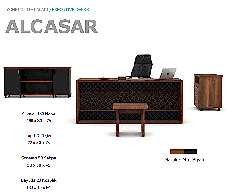 Alsacar makam takımı koltuksuz - Ofis Mobilyaları