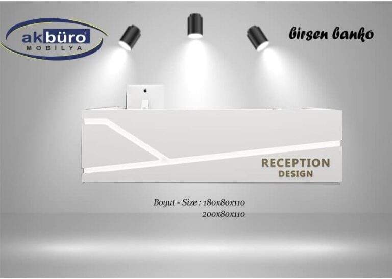 Dizayn Karşılama Bankosu 180CM - Ofis Mobilyaları