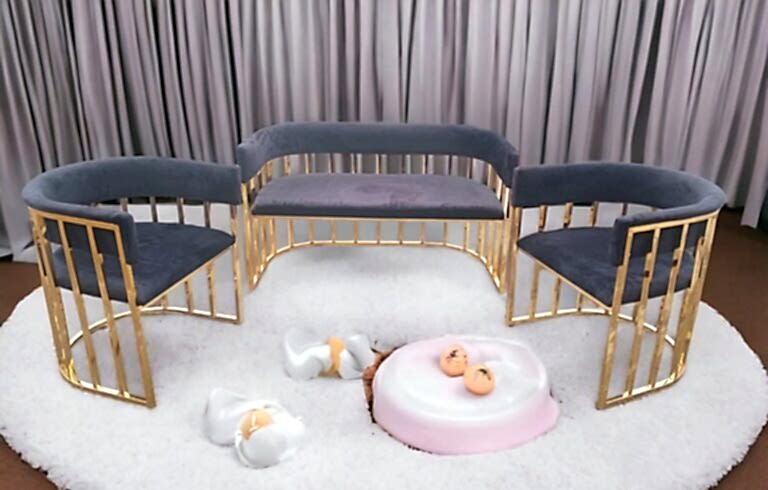 Burgulu Çay Seti - Ofis Mobilyaları