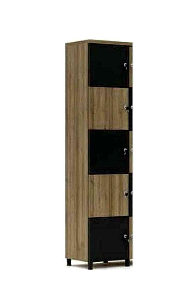 Ilgaz Emanet Dolabı Ahşap 5’li - Ofis Mobilyaları